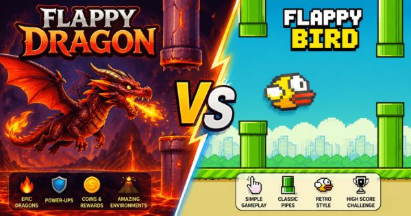 Flappy Dragon vs Flappy Bird Comparison